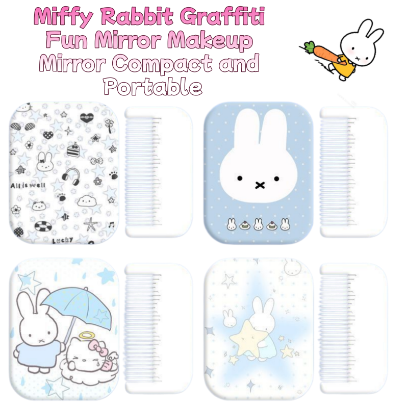 Beauty Makeup Edit - Miffy Rabbit Cartoon Graffiti Fun Mirror