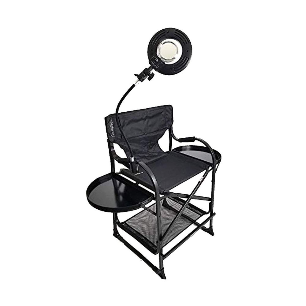 Beauty Makeup Chair - Portable Makeup and Hair Chair with