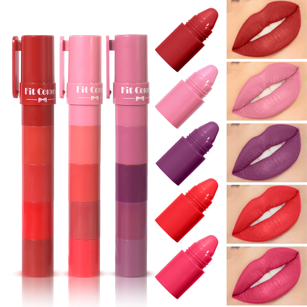 Beauty Makeup Store - 5 in 1 Lip Makeup Set