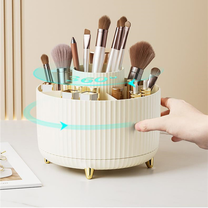 Lip Liner Pencil - 360° Rotating Makeup Brush Holder Cosmetic