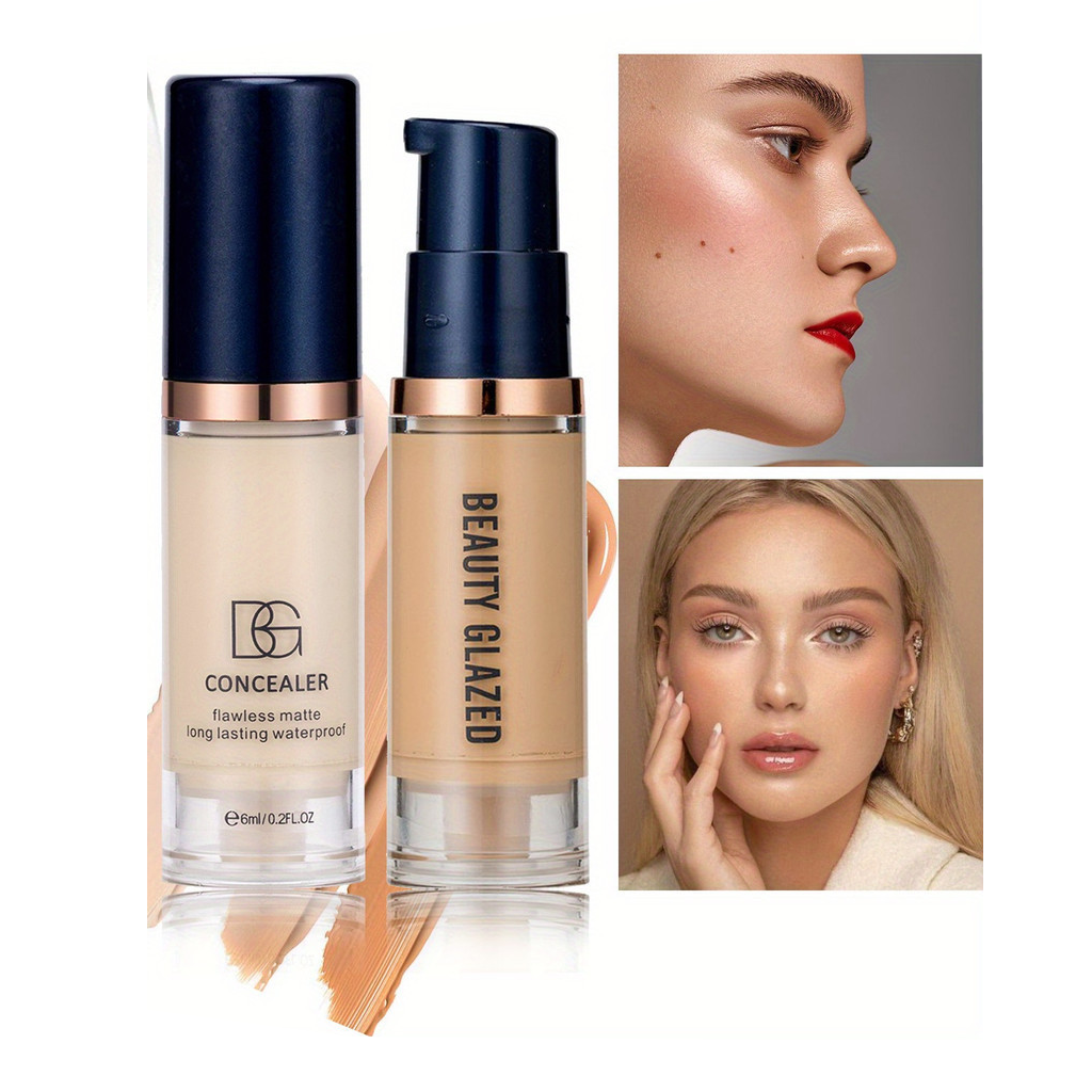 Beauty Makeup Look - BEAUTY GLAZED 2Pcs Makeup Set Concealer