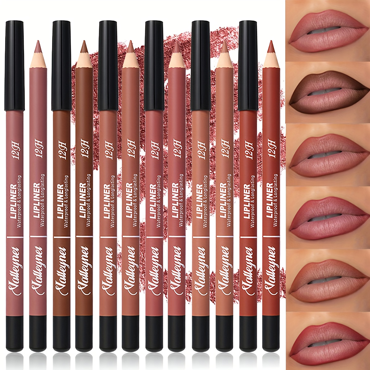 Lip Liner Pencil - 3 Colors Matte Lip Liner Pencils