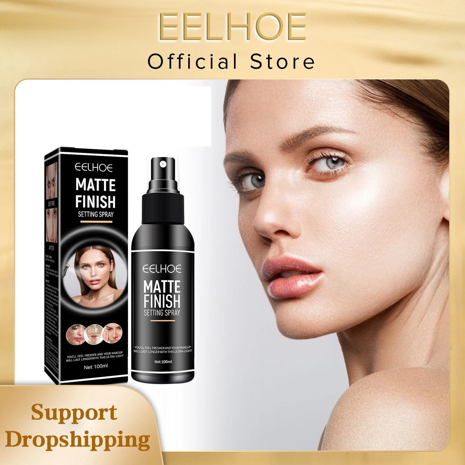 Beauty Makeup Fixer Natural - EELHOE Makeup Setting Spray Matte Finish