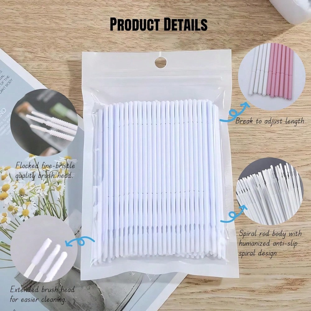 Eyelash Extension - (Free Shipping)Disposable Mini Eyelash Brush For