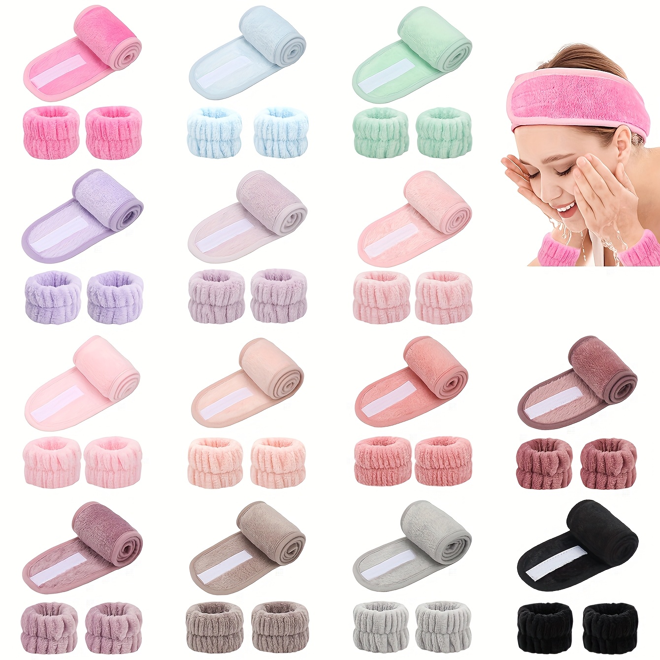 Woman Beauty Makeup - 3pcs Mommy Me Headband & Wristband