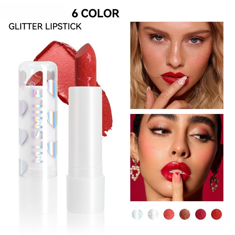 Starry Glitter Lipstick Long L - Beauty Makeup Store 리뷰 및 가격