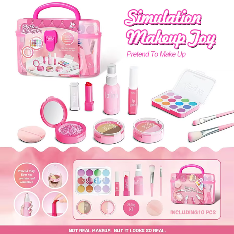 10 Pcs/set Simulation Pretend  - Beauty Makeup For Kids 리뷰 및 가격