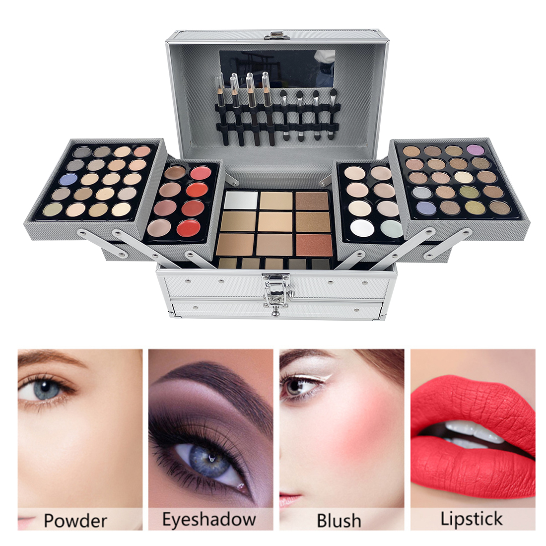 132 Color Makeup Gift Kit Full - Beauty Book Makeup Kit 리뷰 및 가격