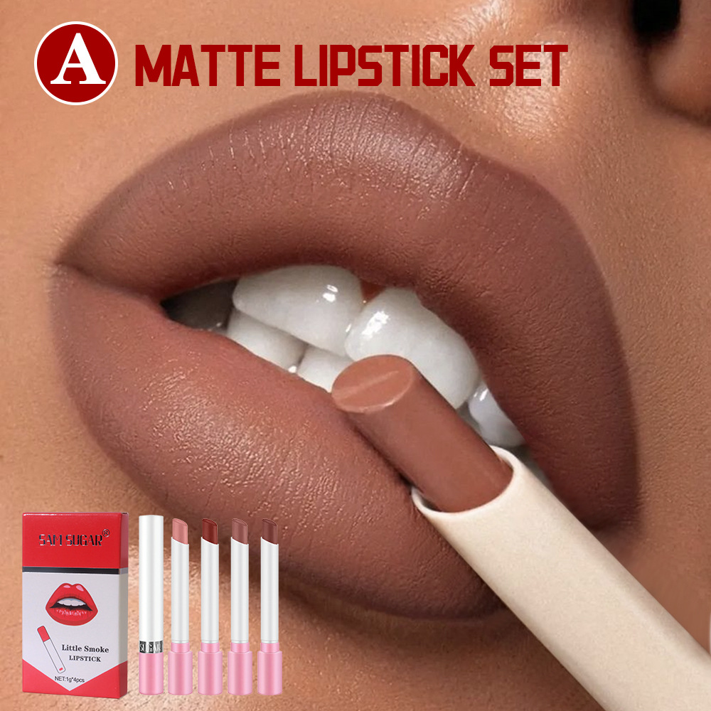 Cigarette Lipstick Set 4 Pcs P - Beauty Makeup Store 리뷰 및 가격