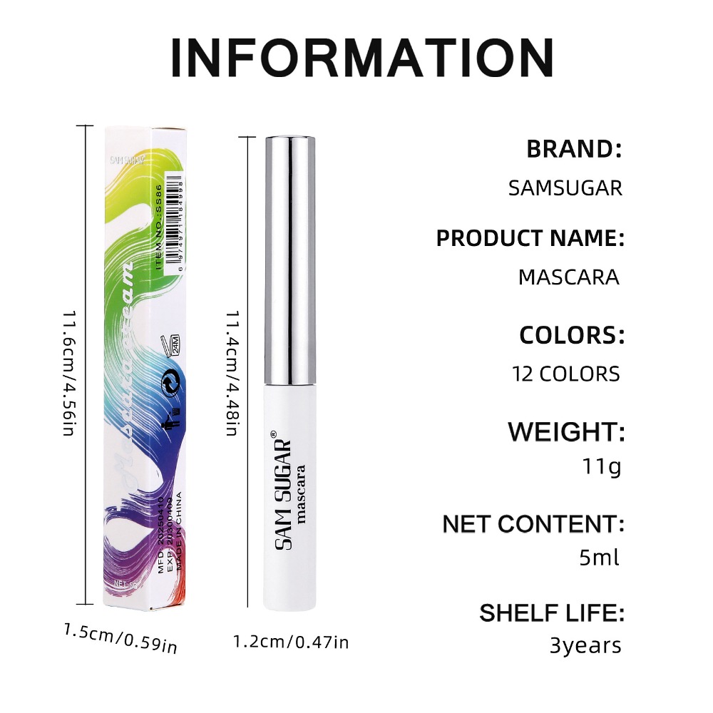 Colorful Mascara Waterproof Sm - Beauty Makeup Store 리뷰 및 가격