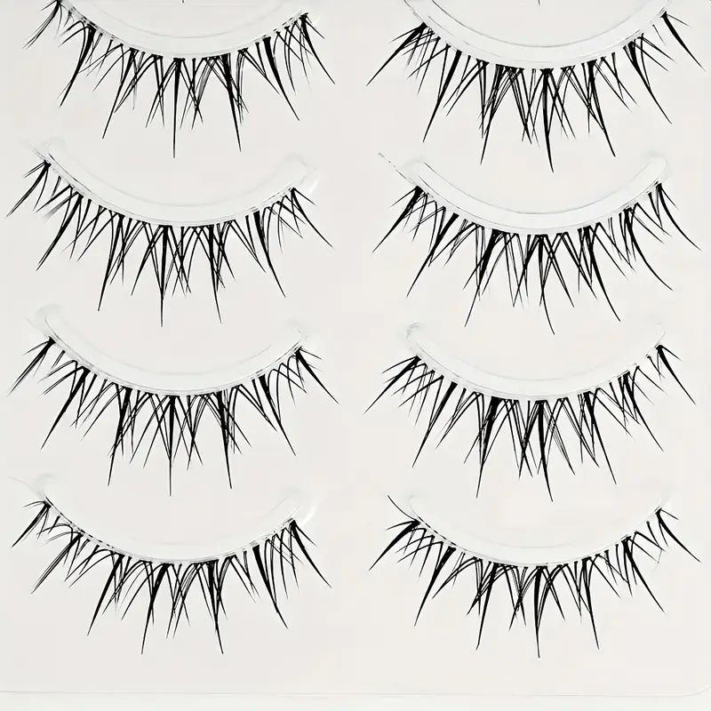 5 Pairs Transparent Stem Wavy  - Beauty Makeup Look 리뷰 및 가격