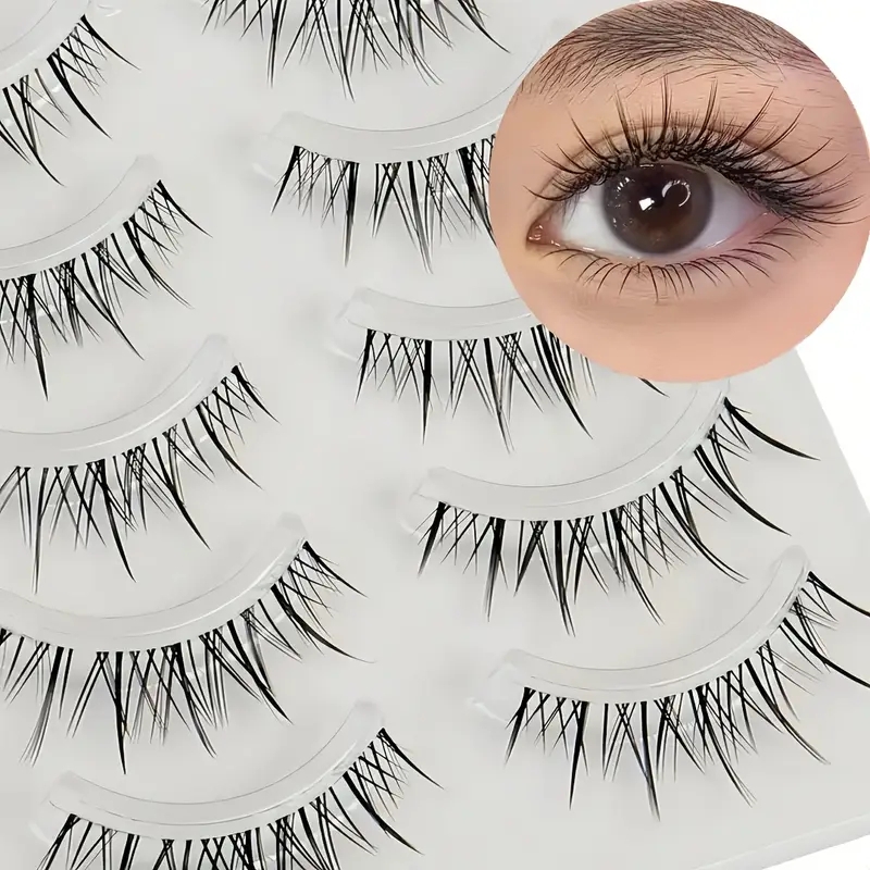 5 Pairs Transparent Stem Wavy  - Beauty Makeup Look 리뷰 및 가격