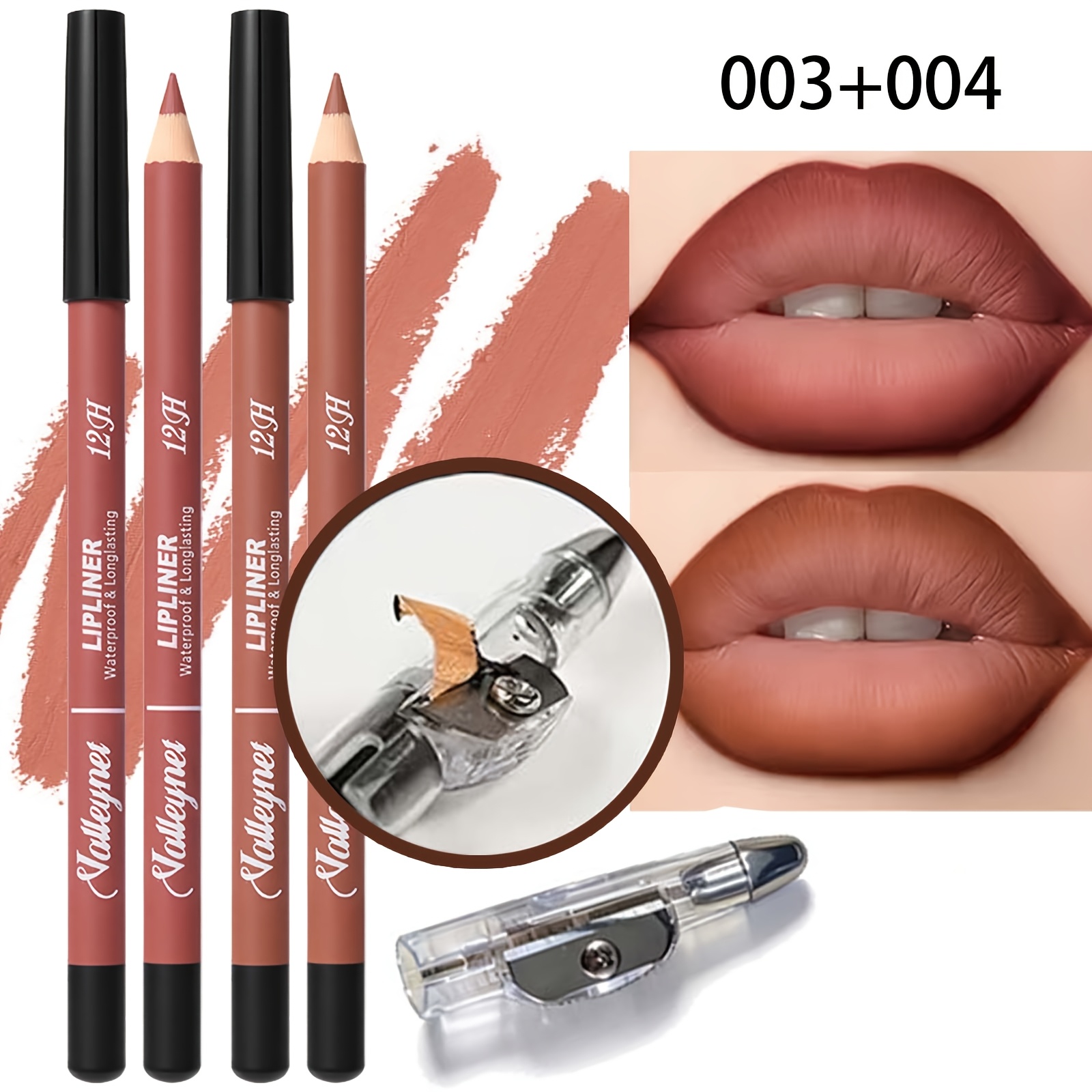 2 Lipliner Pens+1 Pencil Sharp - Lip Liner Pencil 리뷰 및 가격