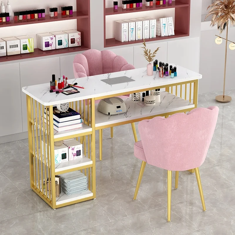 -Light Luxury Nail Table And C - Beauty Makeup Chair 리뷰 및 가격