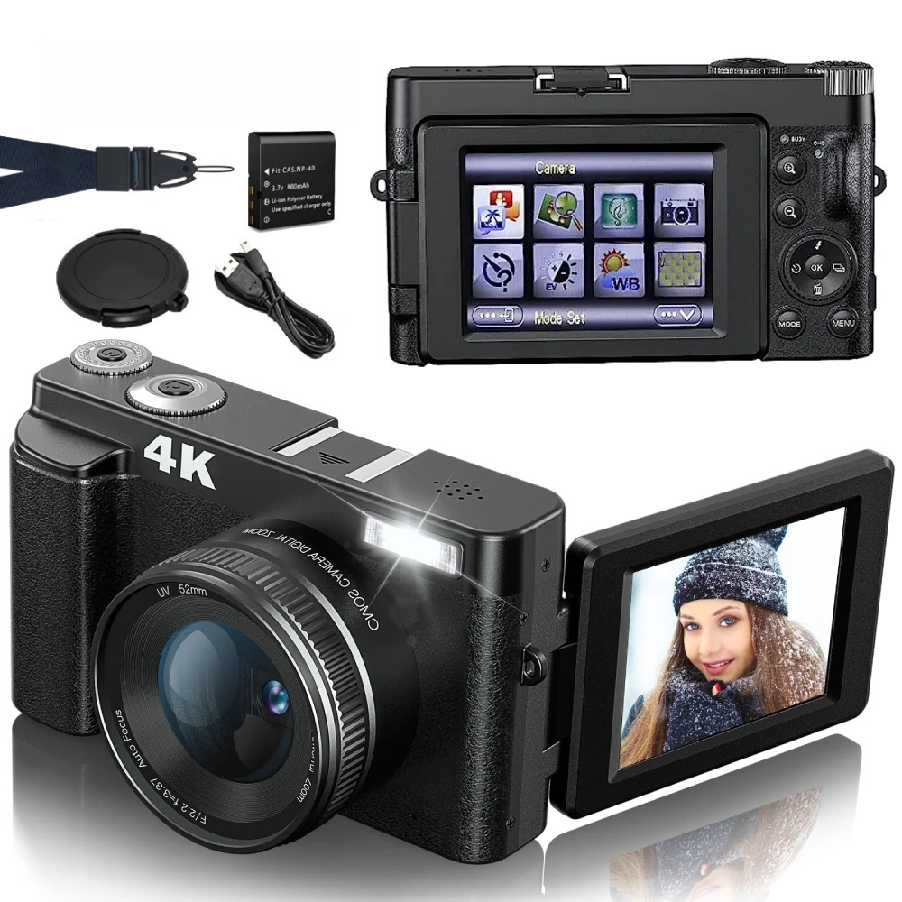 4K 48MP Compact Vlogging Camer - Beauty Makeup Images 리뷰 및 가격