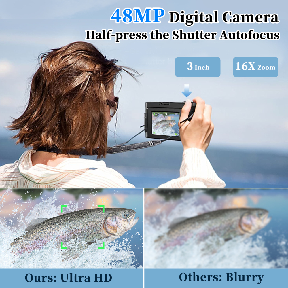 4K 48MP Compact Vlogging Camer - Beauty Makeup Images 리뷰 및 가격