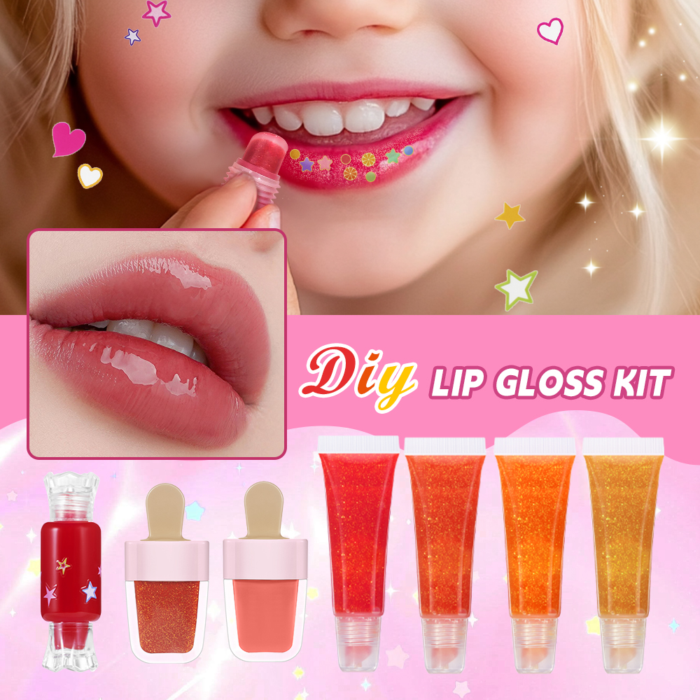 Lip Gloss Base Set Lip Gloss M - Beauty Makeup For Kids 리뷰 및 가격