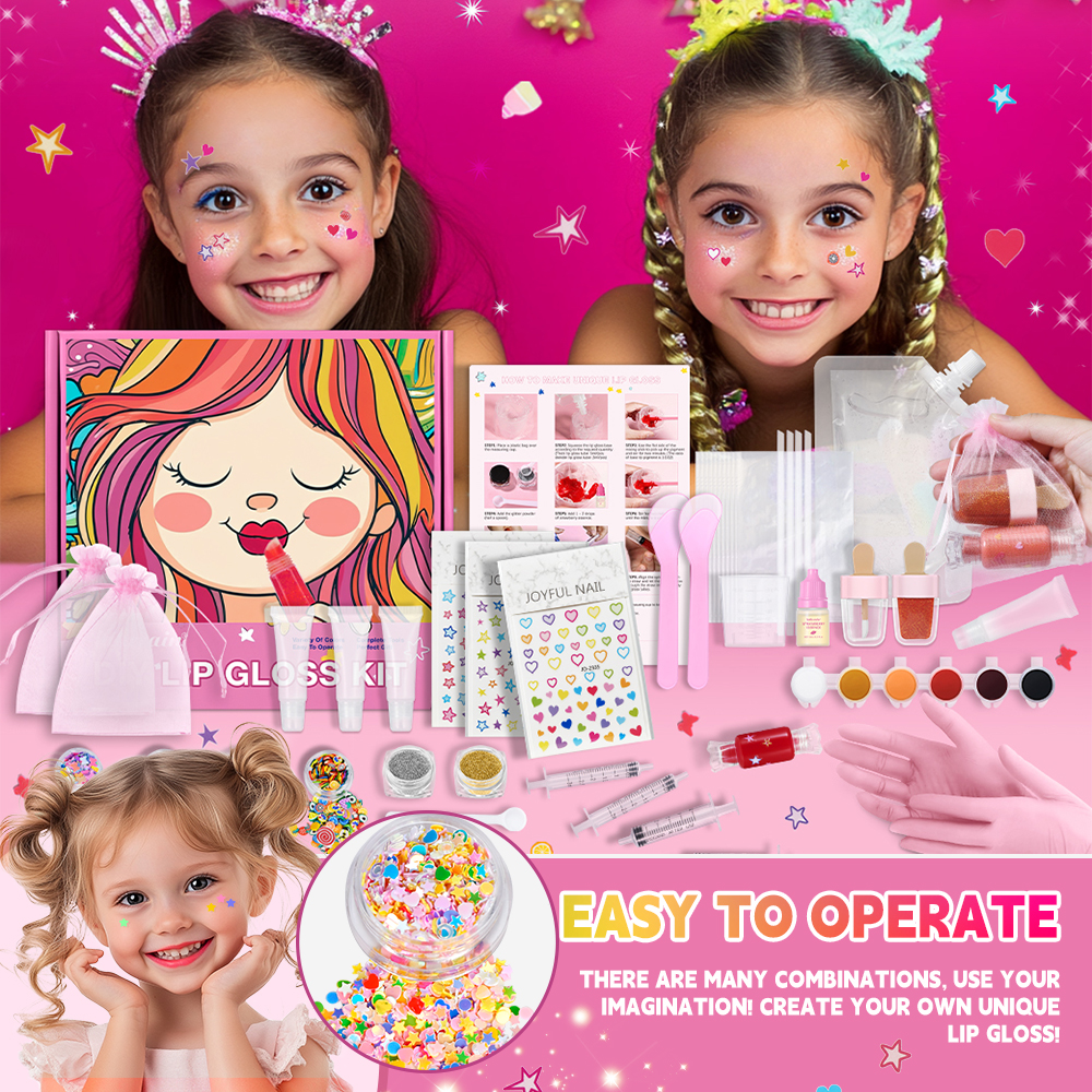 Lip Gloss Base Set Lip Gloss M - Beauty Makeup For Kids 리뷰 및 가격