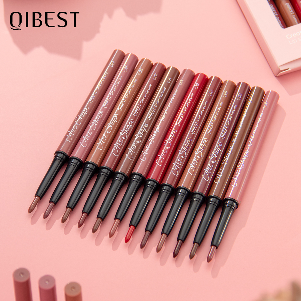 QIBEST Matte Lip Liner Set 12  - Lip Liner Pencil 리뷰 및 가격