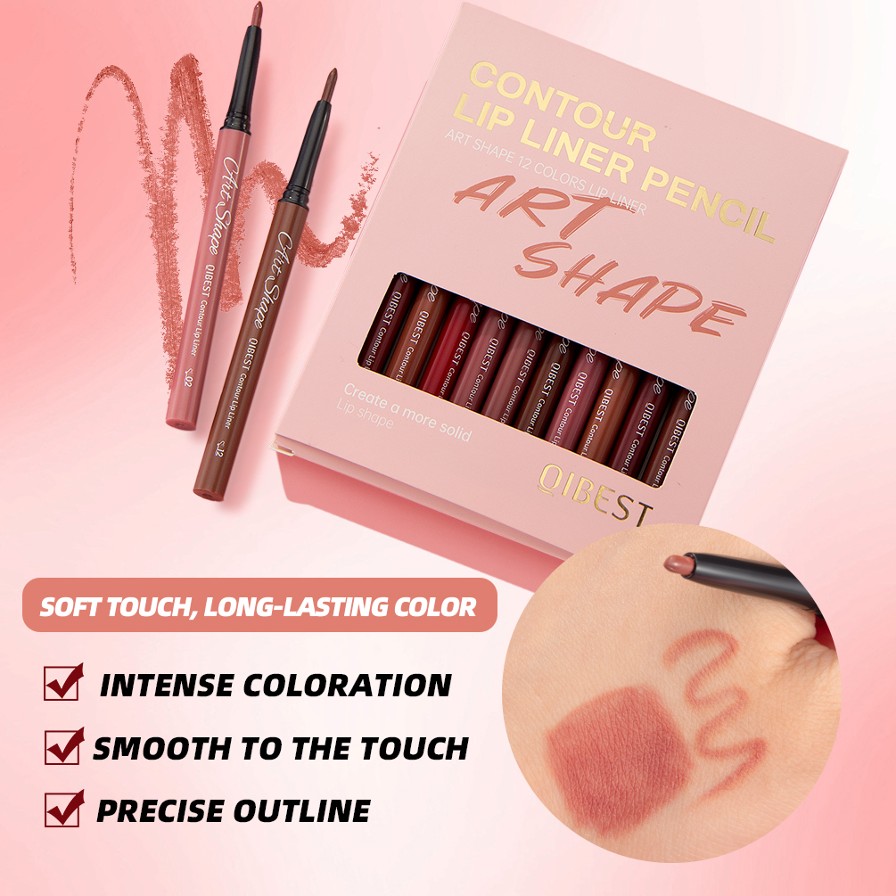QIBEST Matte Lip Liner Set 12  - Lip Liner Pencil 리뷰 및 가격