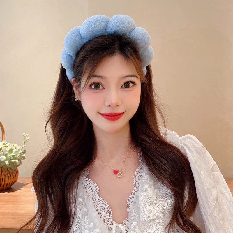 Retro Puffy Hair Band Sponge H - Woman Beauty Makeup 리뷰 및 가격