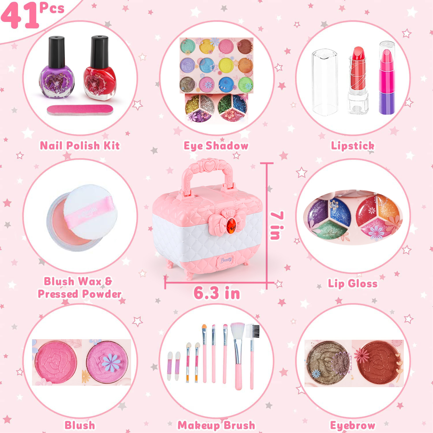 Kids Makeup Toy Kit for Girls, - Beauty Makeup For Kids 리뷰 및 가격