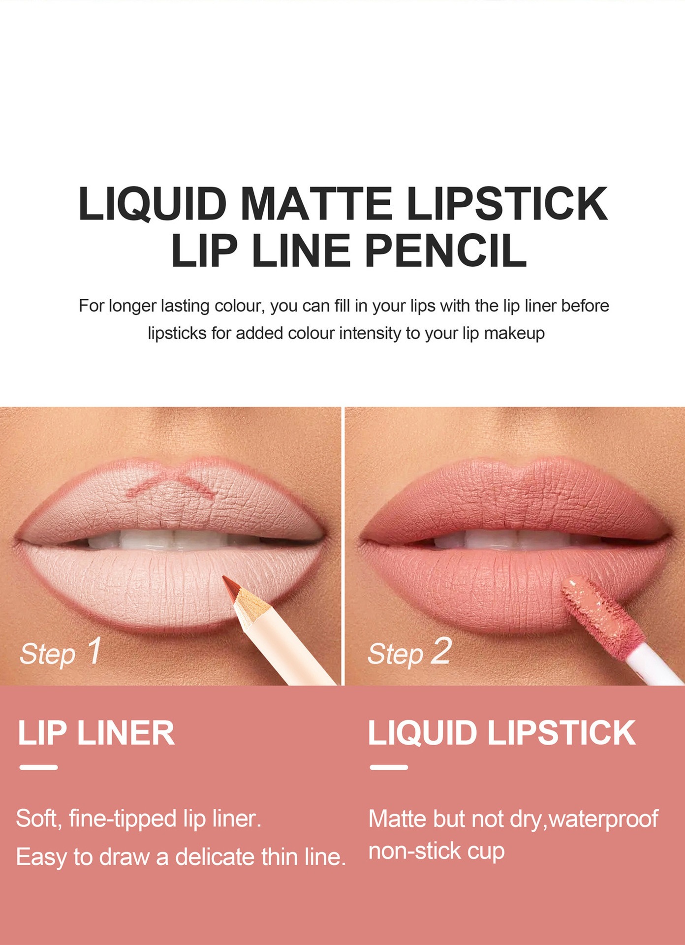 12 Color Lip Liner and Lipstic - Beauty Makeup Store 리뷰 및 가격