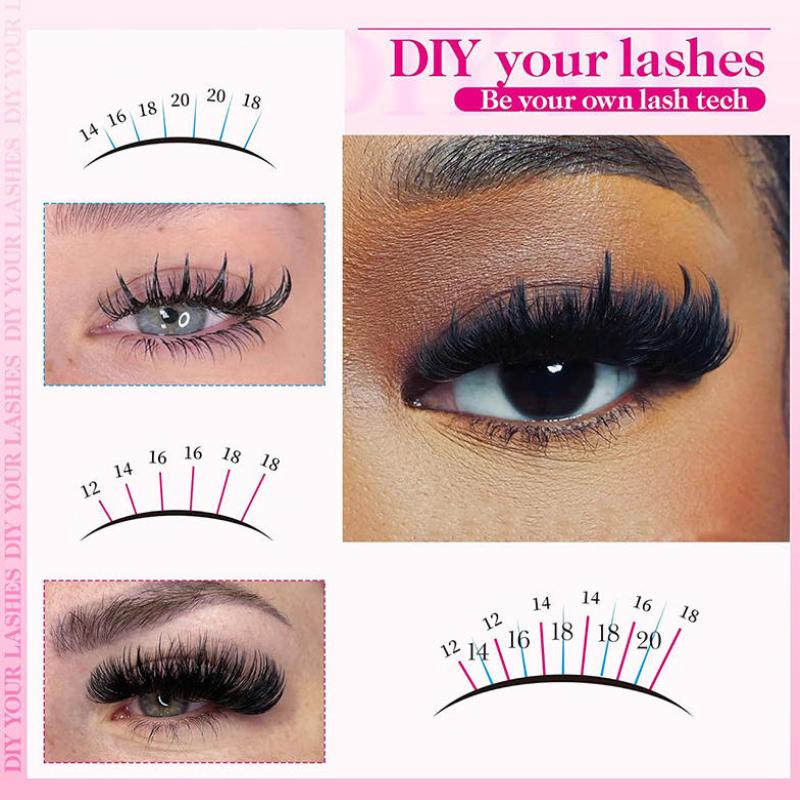 Volume Lash Clusters Mink Wisp - Eyelash Extension 리뷰 및 가격