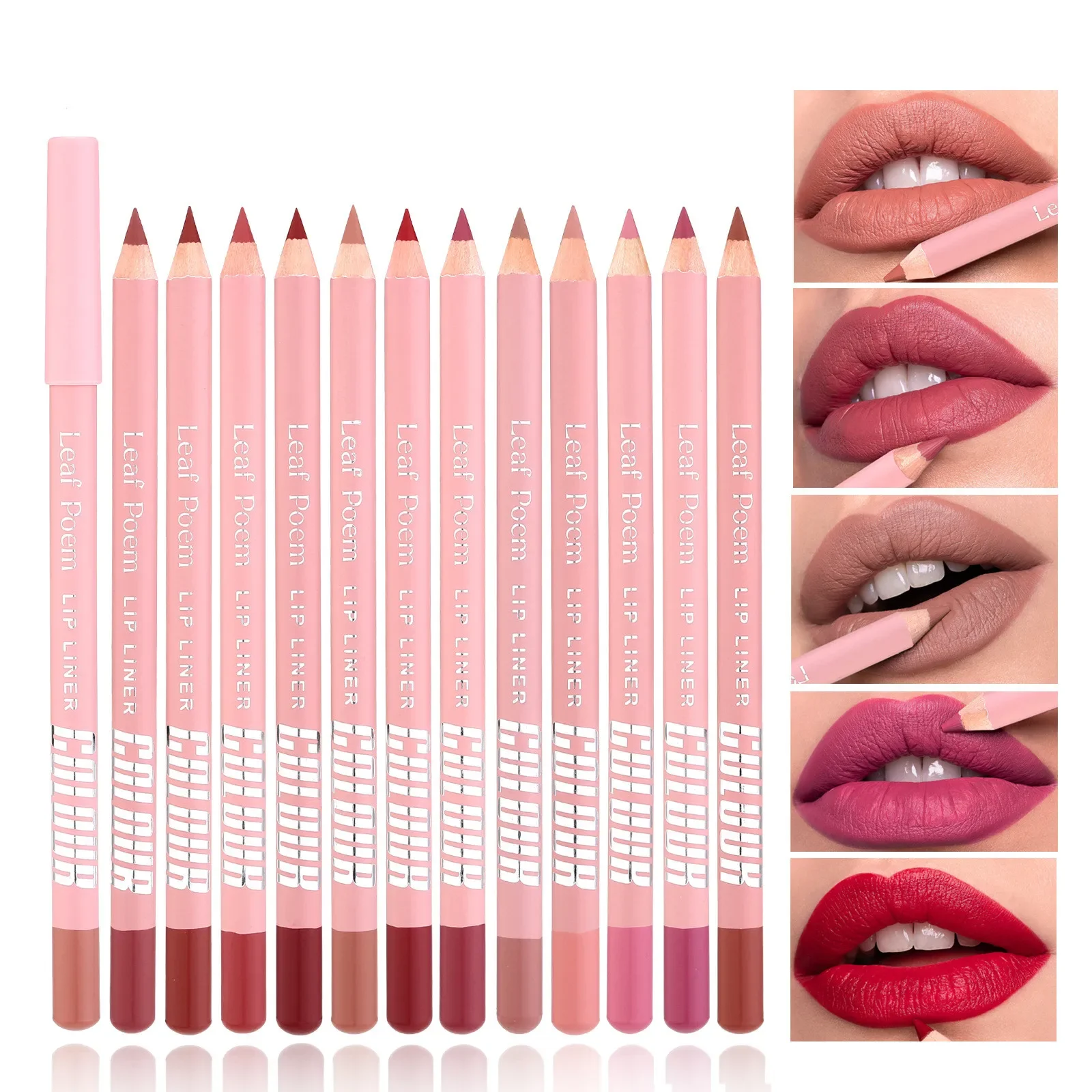 Lipstick Lipliner Pen Set Matt - Lip Liner Pencil 리뷰 및 가격