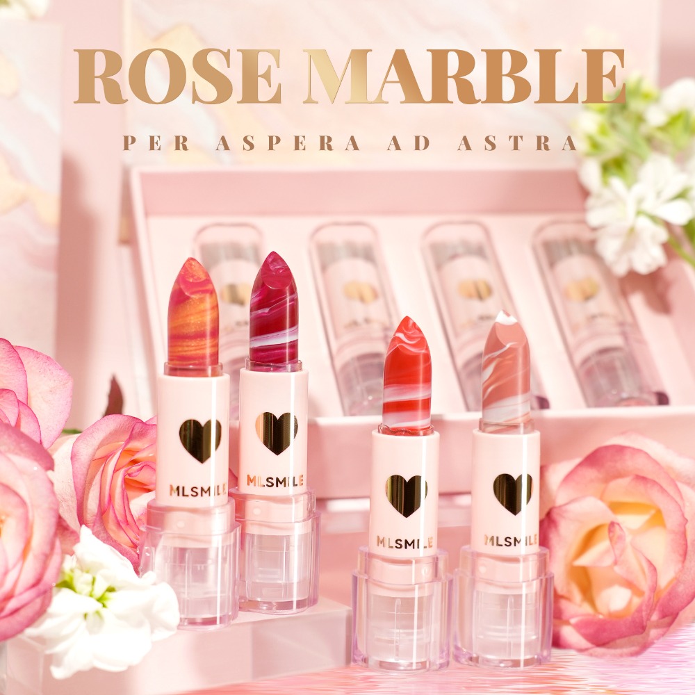 Marble Pattern Lipstick Set Ve - Beauty Makeup Store 리뷰 및 가격