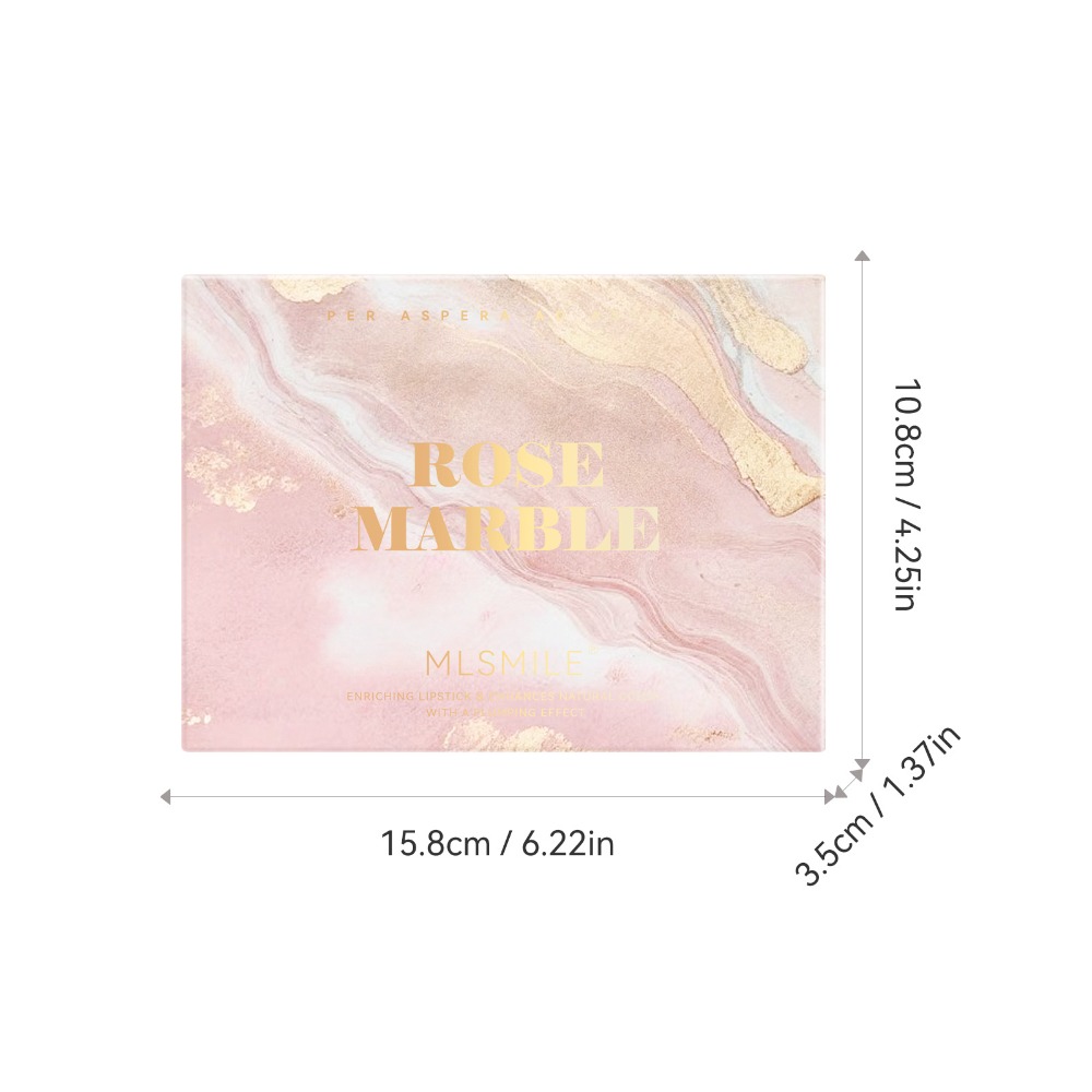 Marble Pattern Lipstick Set Ve - Beauty Makeup Store 리뷰 및 가격