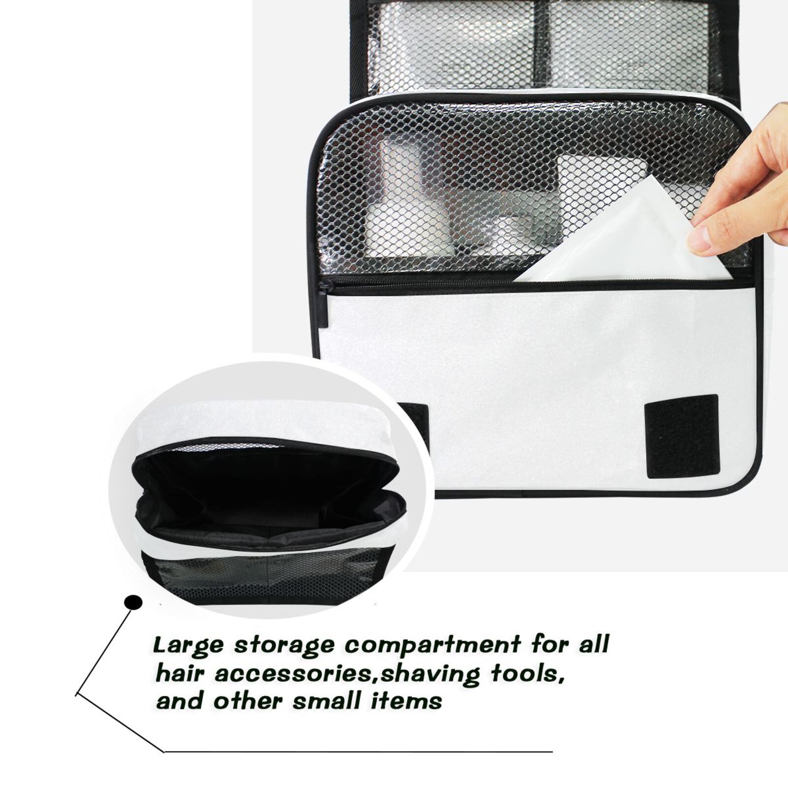 Cosmetic Bag With Hook HaloVa  - Beauty Makeup Images 리뷰 및 가격