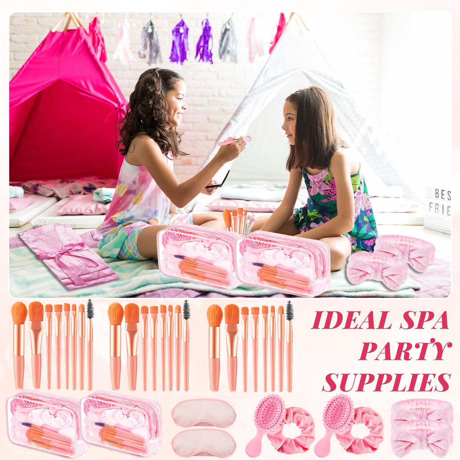 6-18 Set Spa Party Robes for G - Beauty Makeup For Kids 리뷰 및 가격