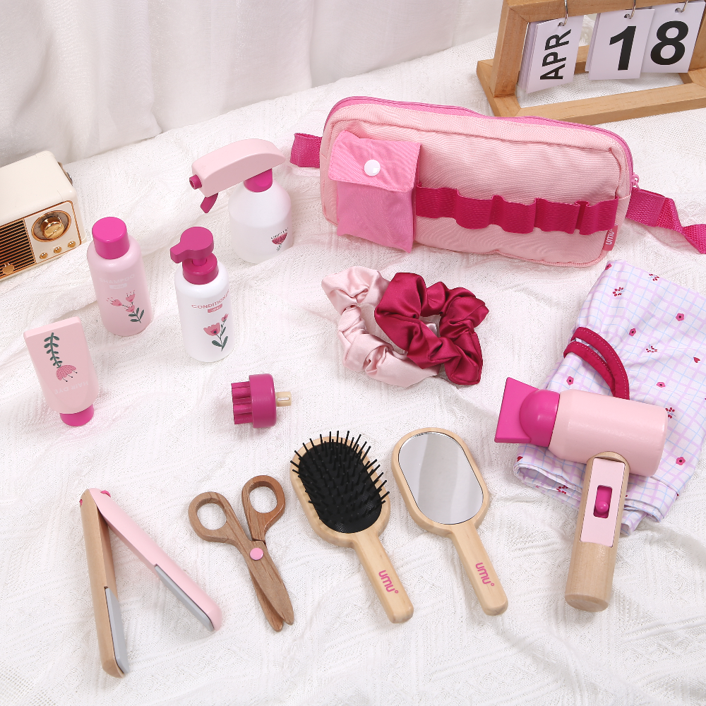 Wooden Makeup Toy Kits for Lit - Beauty Makeup Games 리뷰 및 가격