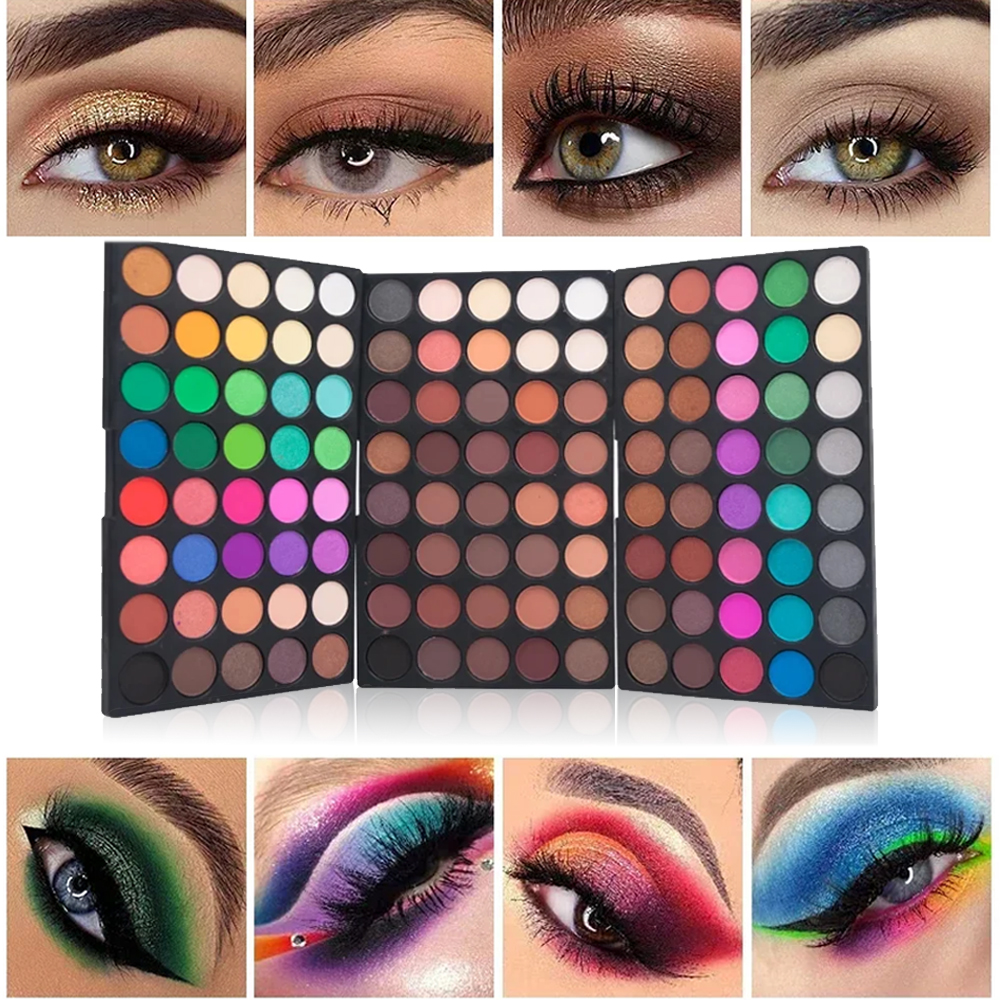 120 Colors Matte Shimmer Eyesh - Beauty Book Makeup Kit 리뷰 및 가격