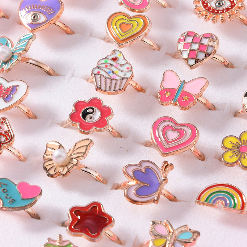 6/12/36pcs Adjustable Rings fo - Beauty Makeup For Kids 리뷰 및 가격