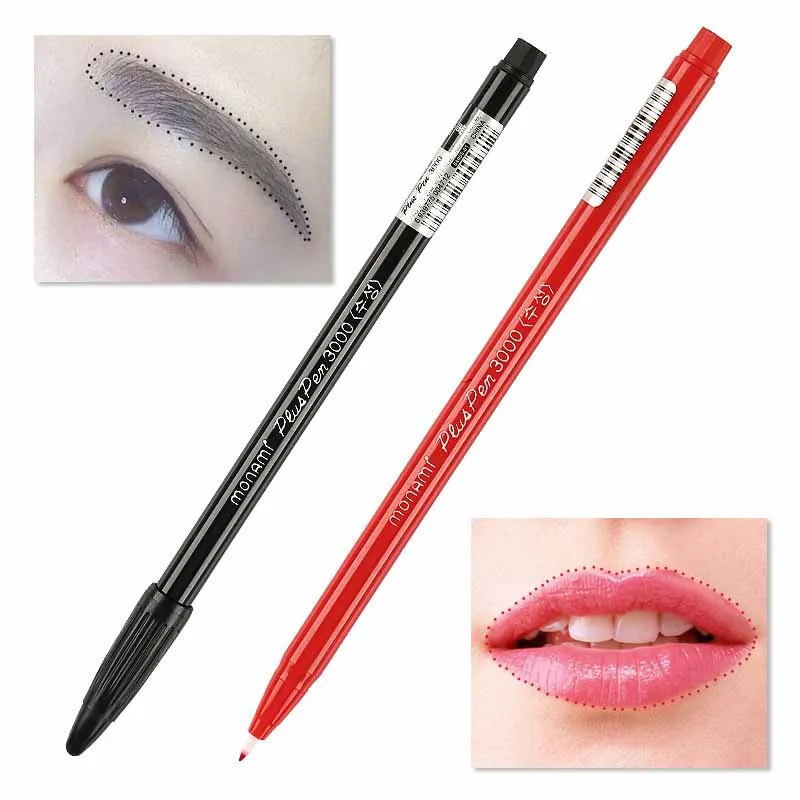 2Pcs Waterproof Tattoo Pencil  - Lip Liner Pencil 리뷰 및 가격