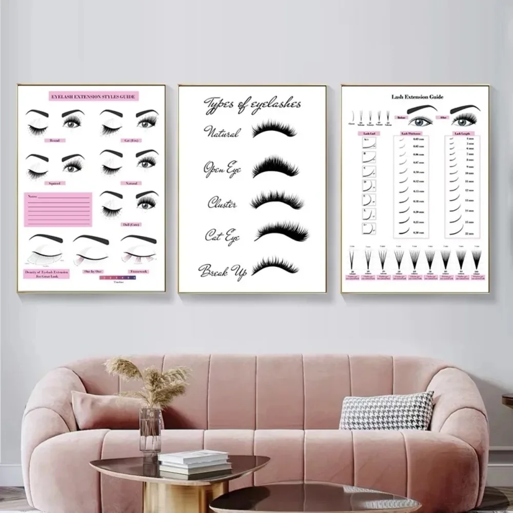 Canvas Painting HD Print Wall  - Eyelash Extension 리뷰 및 가격