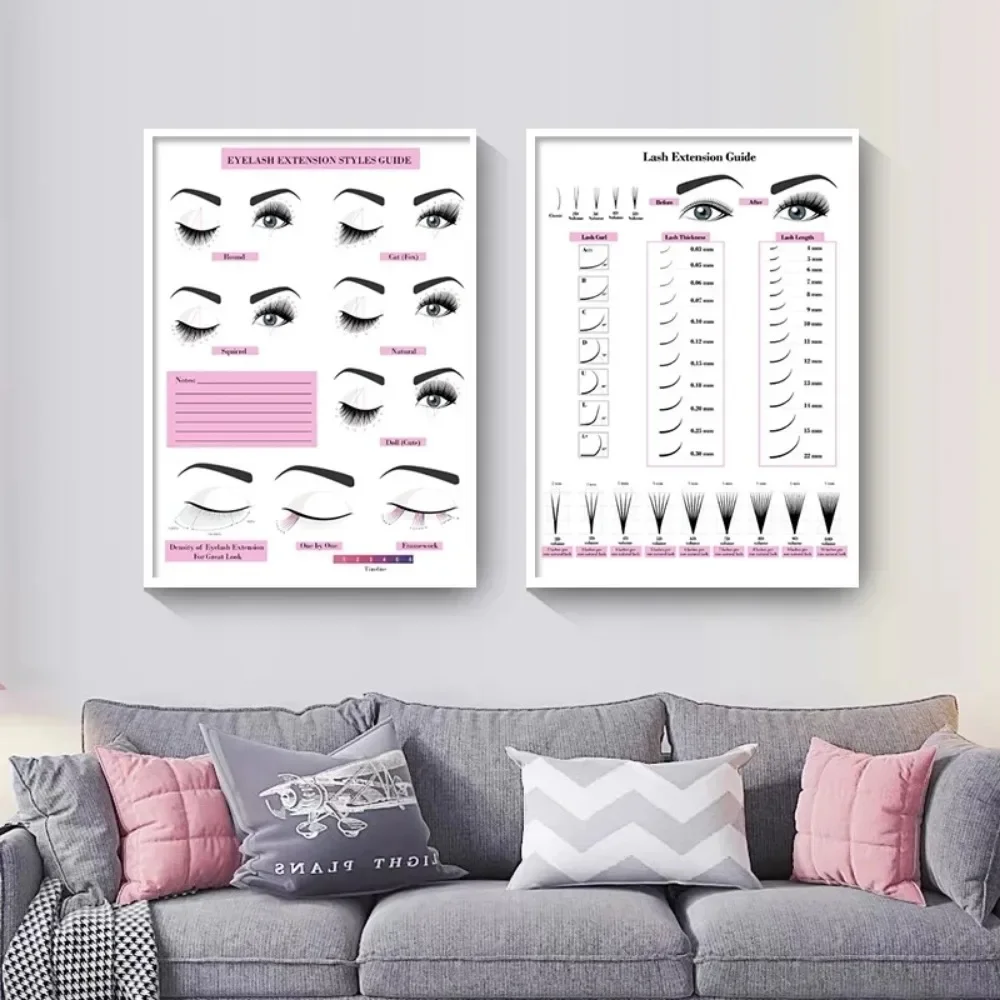 Canvas Painting HD Print Wall  - Eyelash Extension 리뷰 및 가격