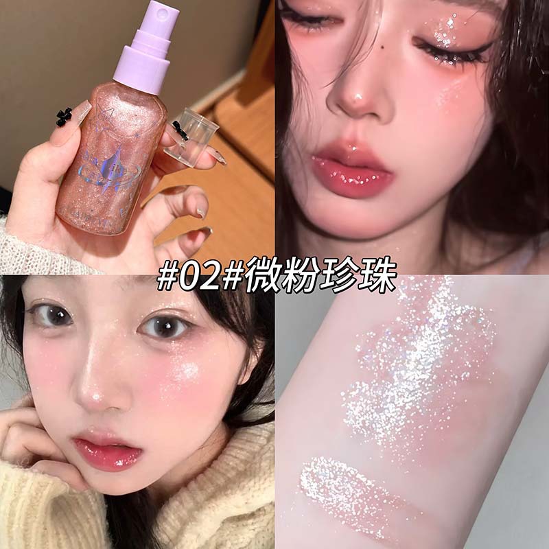 Body Glitter Spray Diamond Fin - Beauty Makeup Look 리뷰 및 가격