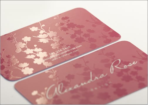 Custom Spot UV Business Cards  - Beauty Makeup Edit 리뷰 및 가격