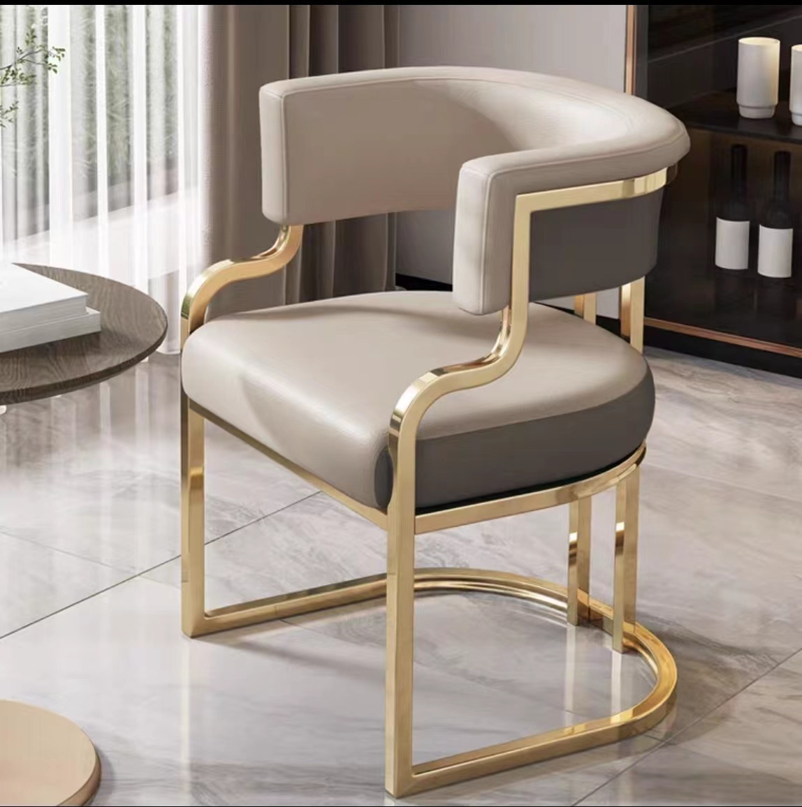 #Light Luxury High-End Dining  - Beauty Makeup Chair 리뷰 및 가격