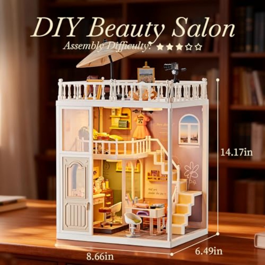 DIY Miniature House Kit Beauty - Makeup Beauty House 리뷰 및 가격