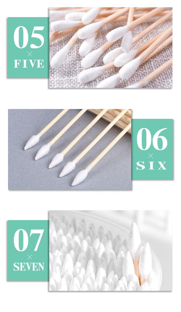 500pcs Boxed Bamboo Swabs Doub - Beauty Makeup Tips 리뷰 및 가격