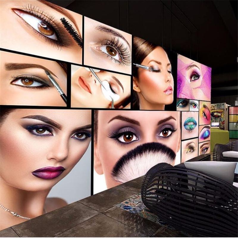 Custom photo wallpaper 3D mura - Beauty Makeup Images 리뷰 및 가격