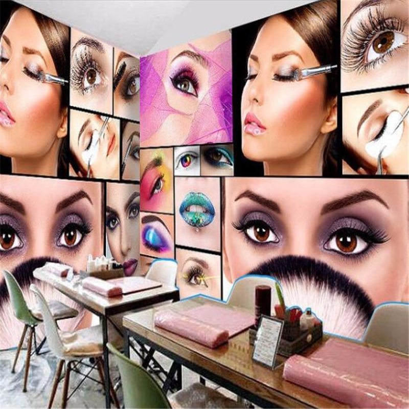 Custom photo wallpaper 3D mura - Beauty Makeup Images 리뷰 및 가격