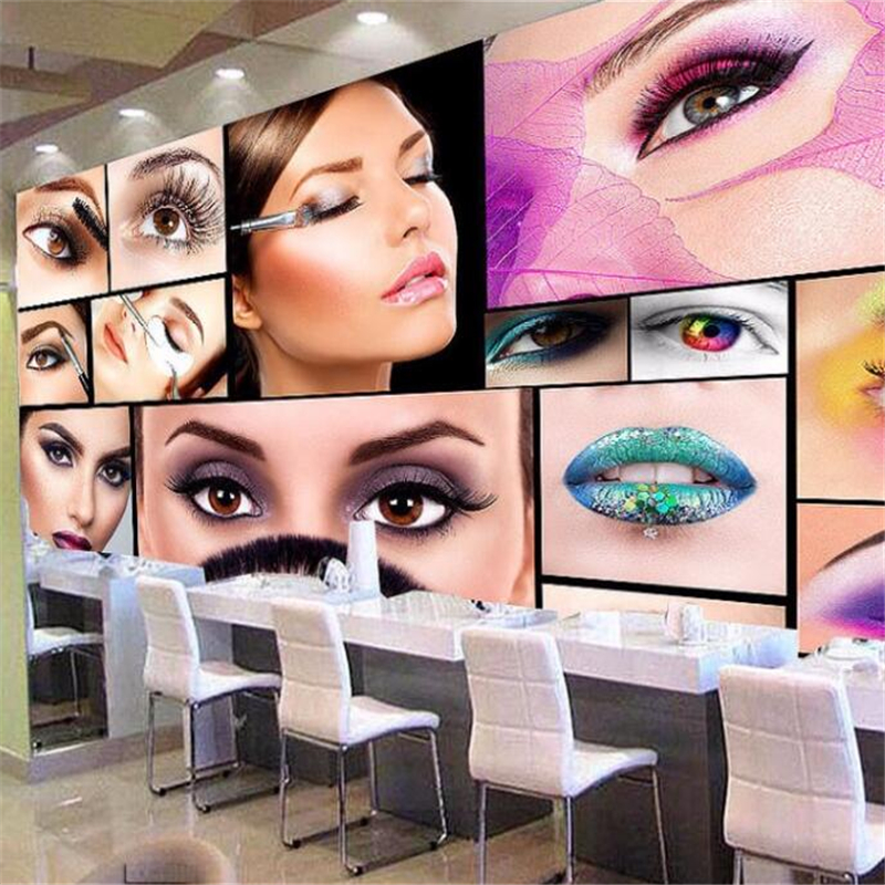 Custom photo wallpaper 3D mura - Beauty Makeup Images 리뷰 및 가격