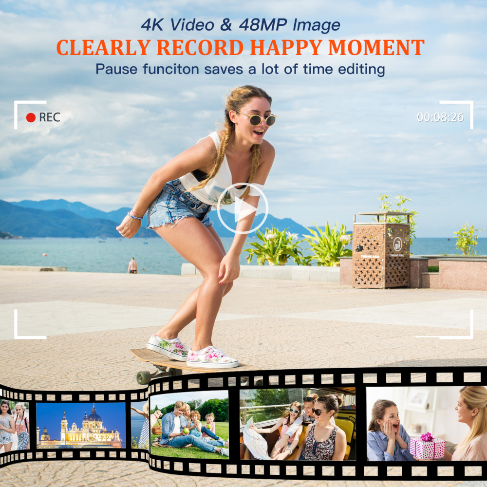 4K Digital Camera Auto Focus 4 - Beauty Makeup Images 리뷰 및 가격