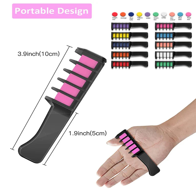 10PCS Children Multi Color Hai - Beauty Makeup For Kids 리뷰 및 가격