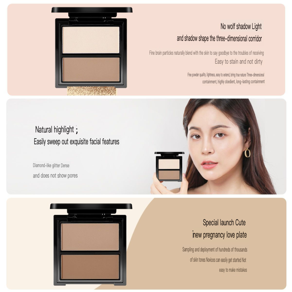 NOVO Two Tone Makeup Disc Powd - Beauty Makeup Novo 리뷰 및 가격